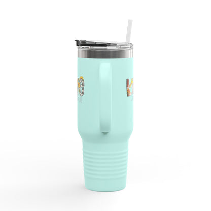LOVE #RealEstateLife Tumbler – 40 oz Stainless Steel Mug with Colorful Realtor Design