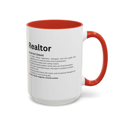 Funny Realtor Definition Coffee Mug (11, 15oz)