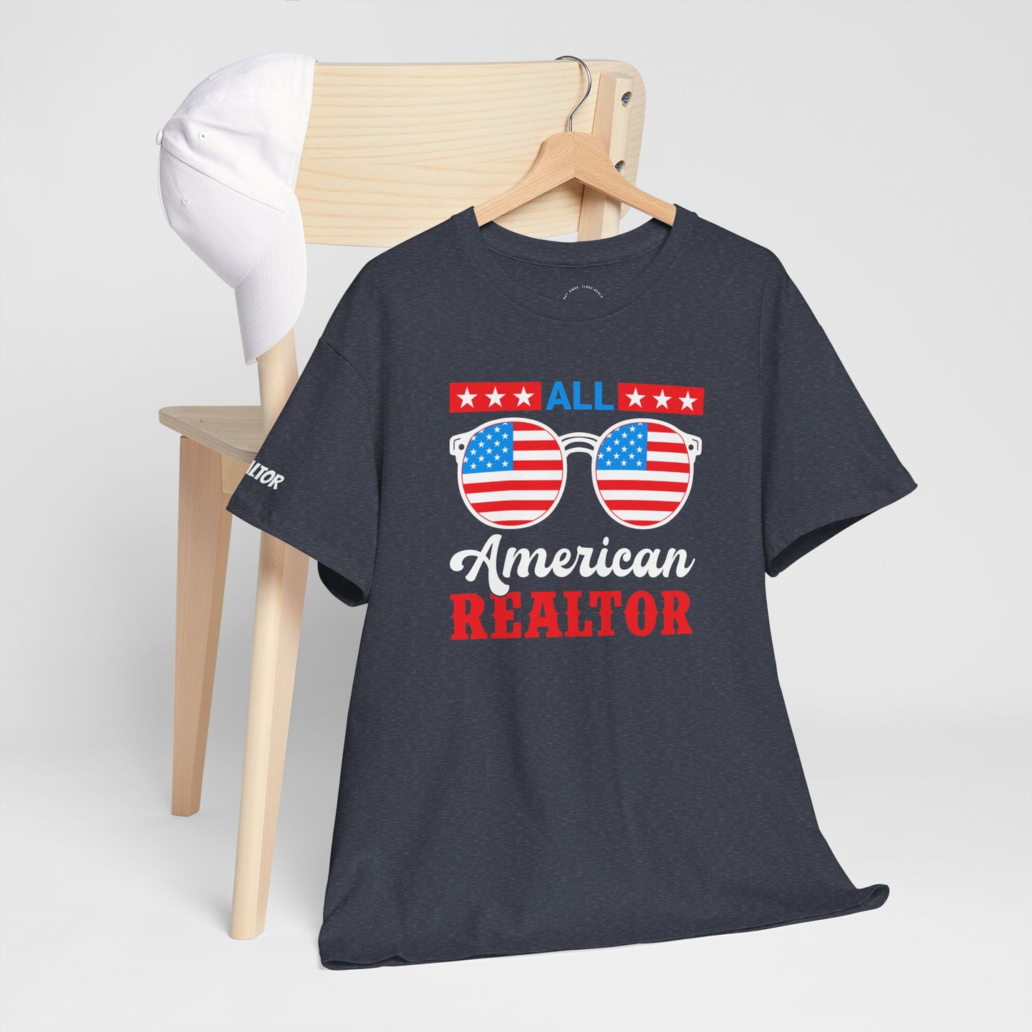 All American Realtor Tee – Selling Homes in Star-Spangled Style