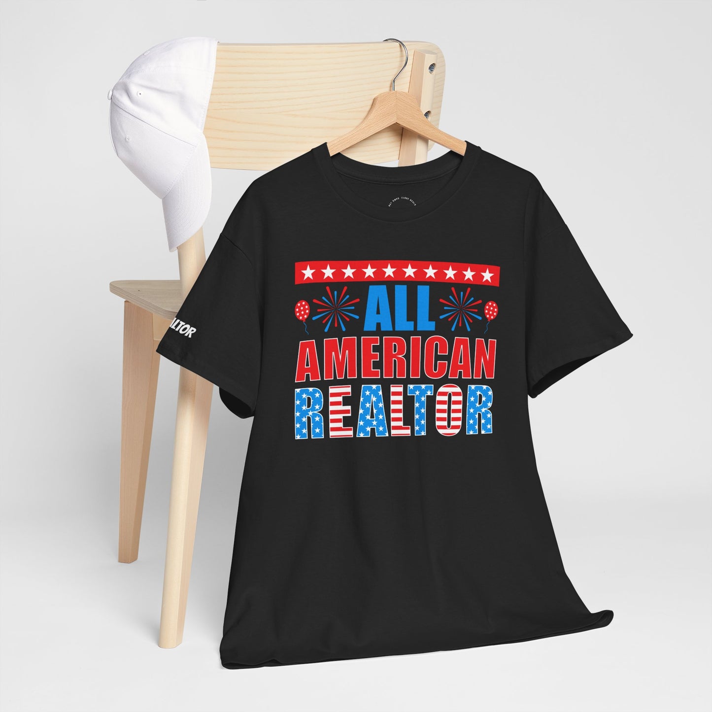 🎇 All American Realtor Tee – Red, White, & Ready to List! 🇺🇸🏠