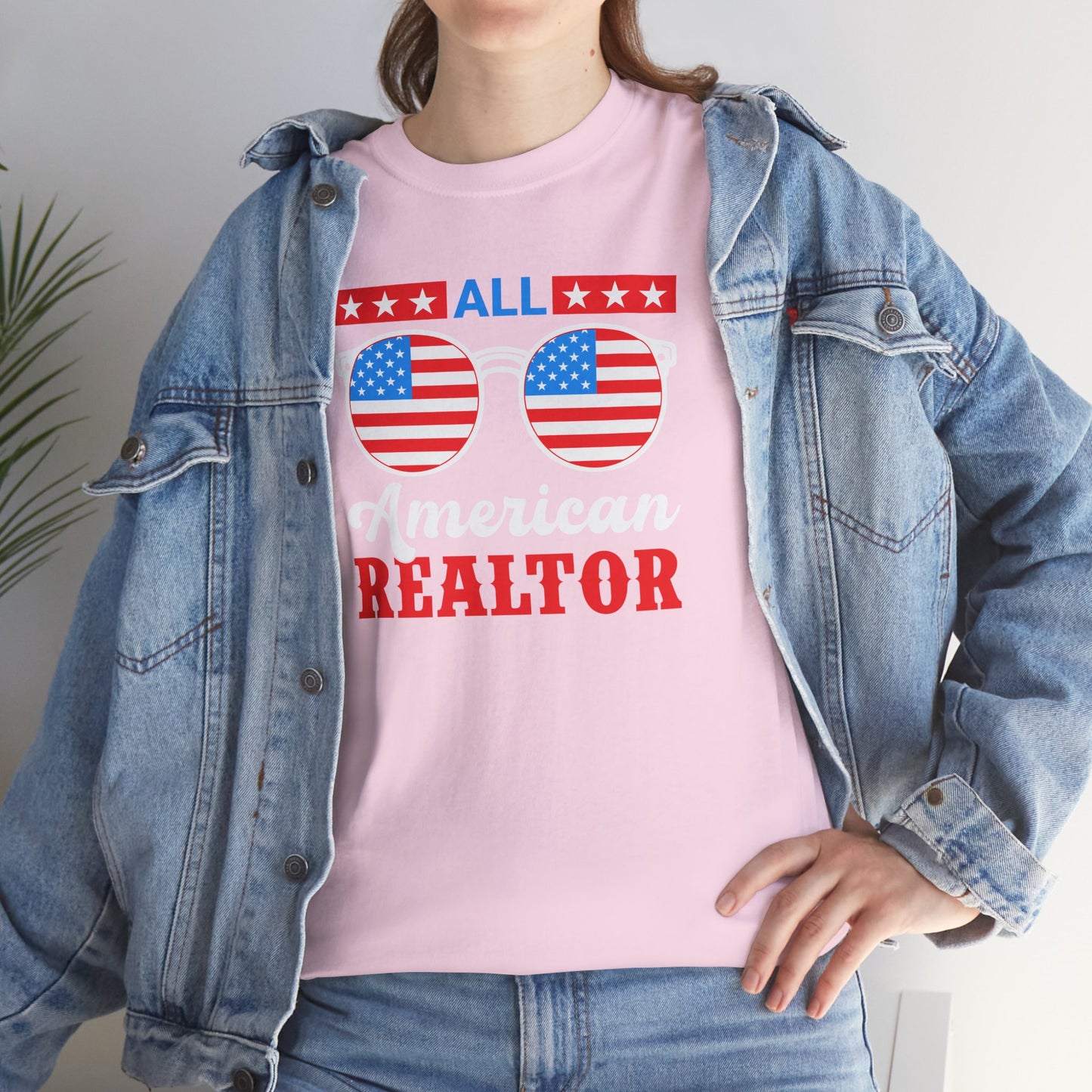 All American Realtor Tee – Selling Homes in Star-Spangled Style