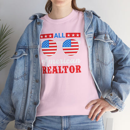All American Realtor Tee – Selling Homes in Star-Spangled Style