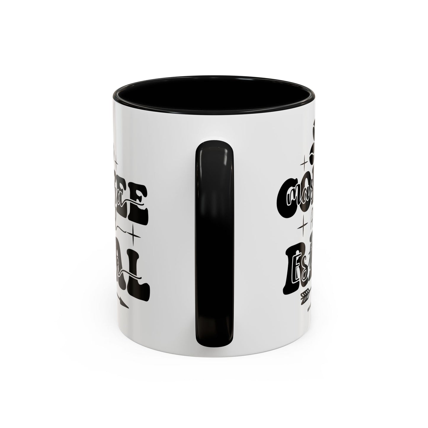 Coffee Mascara And Real Estate Realtor Accent Coffee Mug (11, 15oz)
