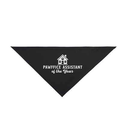 “Pawffice Assistant of the Year” Dog Bandana – Real Estate’s Furriest MVP