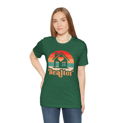 🏡 Retro Realtor Jersey Tee – Because Real Estate Never Goes Out of Style! 🏡