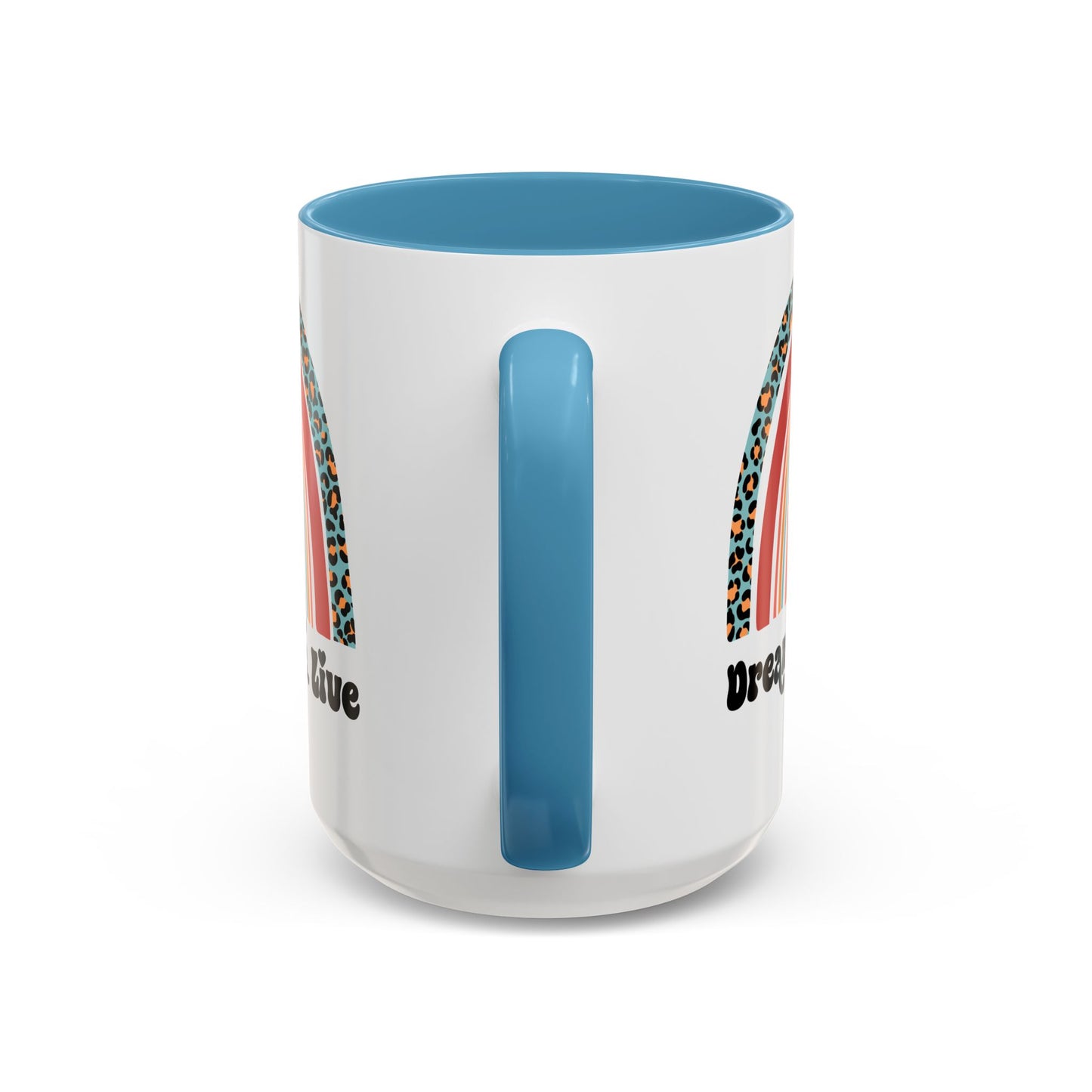 Dream Move Live Realtor Accent Coffee Mug (11, 15oz)