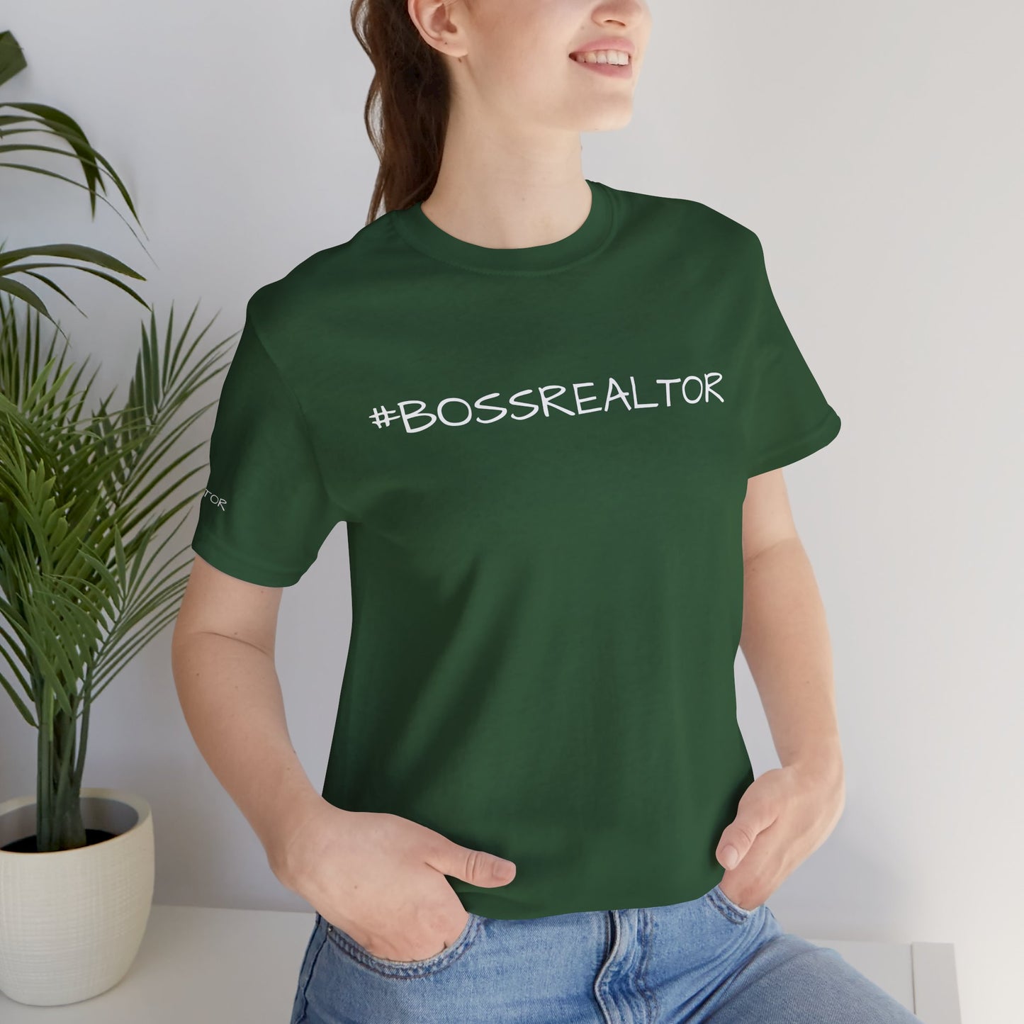 🏡 #BossRealtor Jersey Tee – Because You Close Deals Like a Boss! 🏡