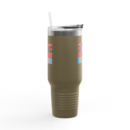 All American Realtor Tumbler – 40 oz Stainless Steel Mug with Patriotic Fireworks Design