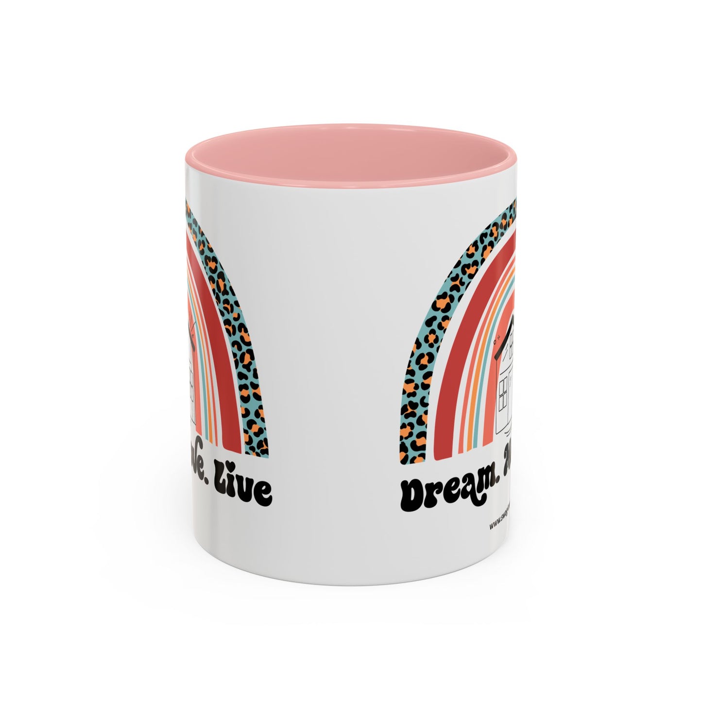 Dream Move Live Realtor Accent Coffee Mug (11, 15oz)