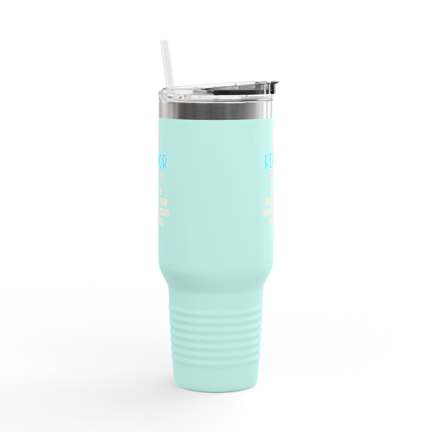 Realtor (n.): Full-Time Therapist. Occasional House Shower. – 40oz Tumbler 🧠🏘️☕