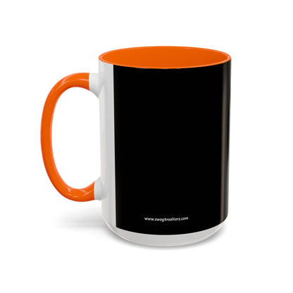 Ask Me About Real Estate Realtor Accent Coffee Mug (11, 15oz)