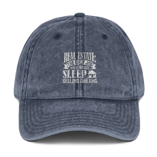 Real Estate Hat – Lose Sleep Selling Dreams