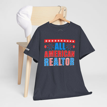 🎇 All American Realtor Tee – Red, White, & Ready to List! 🇺🇸🏠