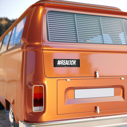 🏡 #REALTOR Bumper Sticker – Ride or Die for Real Estate 🚗
