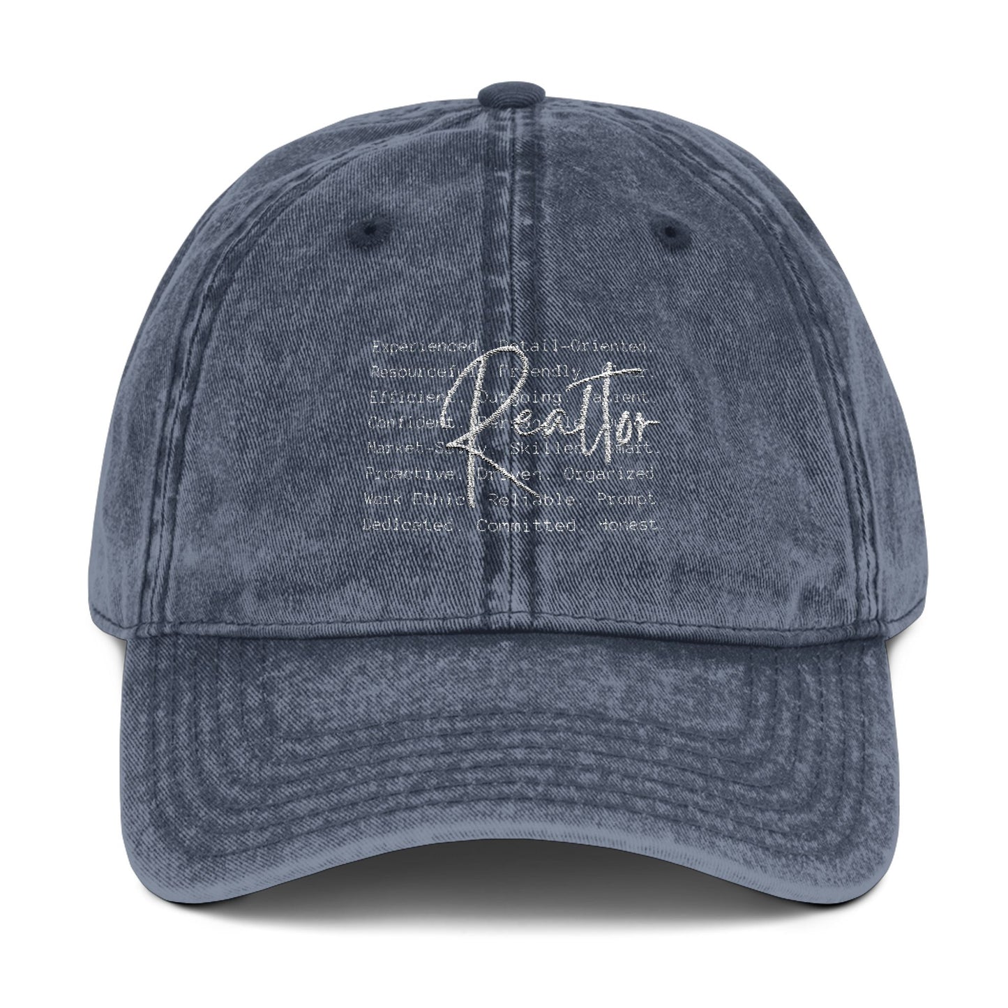 Realtor Hat – Definition of a Realtor Embroidered Vintage Cap