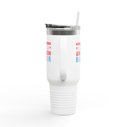 All American Realtor Tumbler – 40 oz Stainless Steel Mug with Patriotic Fireworks Design