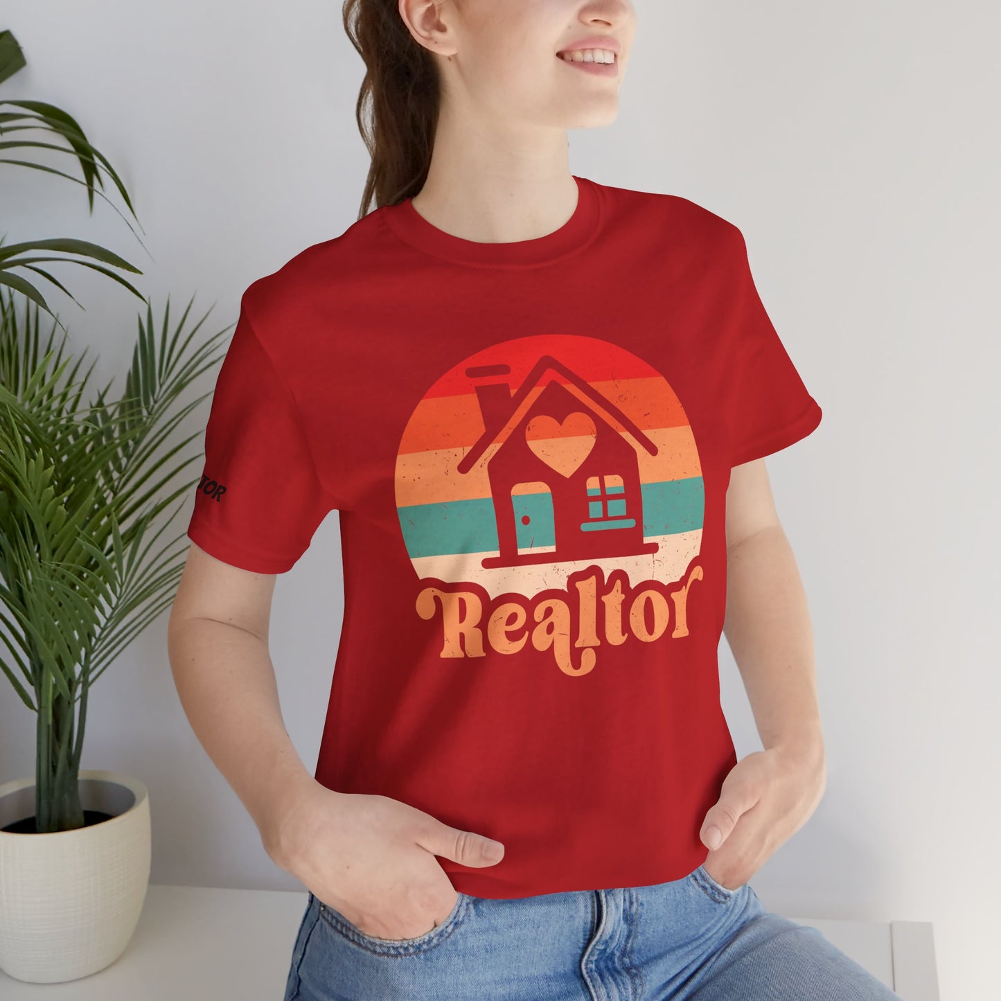 🏡 Retro Realtor Jersey Tee – Because Real Estate Never Goes Out of Style! 🏡