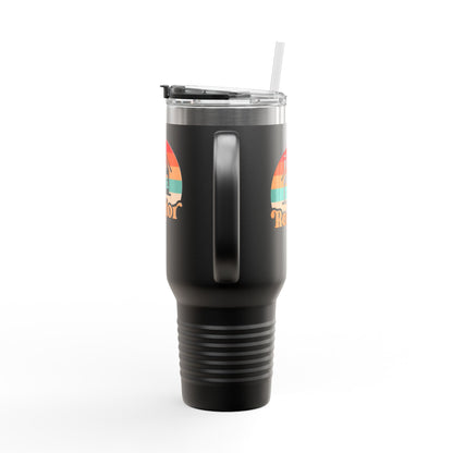 Realtor Retro Heart & Home Tumbler – 40 oz Stainless Steel Mug