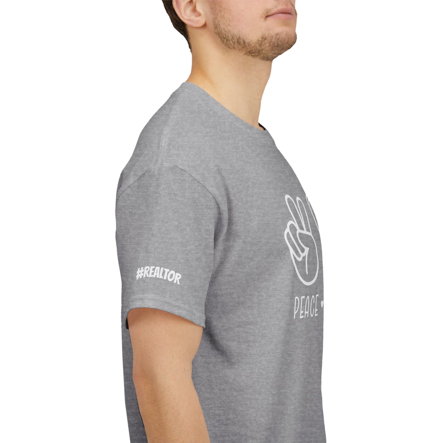 Peace • Love • Real Estate Tee – Keys, Calm & Closing Vibes ✌️❤️🔑