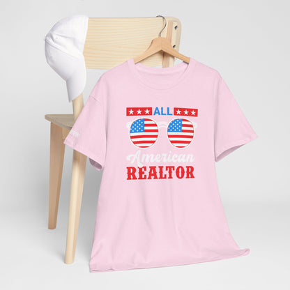 All American Realtor Tee – Selling Homes in Star-Spangled Style