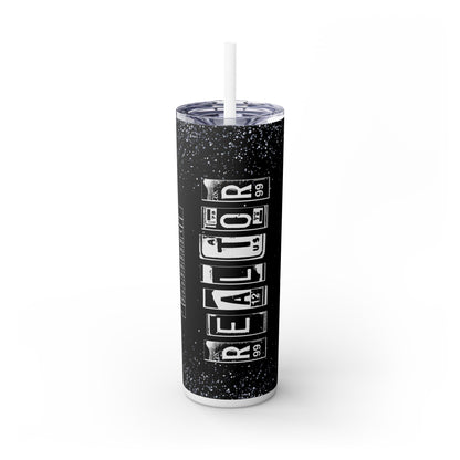 Realtor Nutrition Facts Tumbler – 20 oz Stainless Steel Mug with  Bold Quote