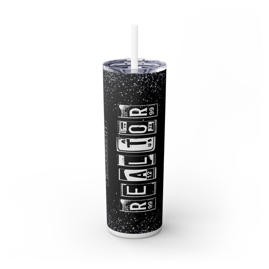 Realtor Nutrition Facts Tumbler – 20 oz Stainless Steel Mug with  Bold Quote