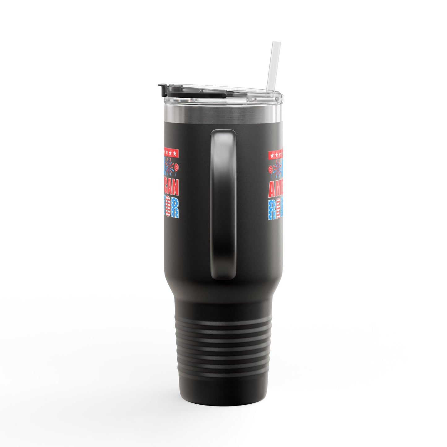 All American Realtor Tumbler – 40 oz Stainless Steel Mug with Patriotic Fireworks Design