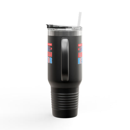 All American Realtor Tumbler – 40 oz Stainless Steel Mug with Patriotic Fireworks Design