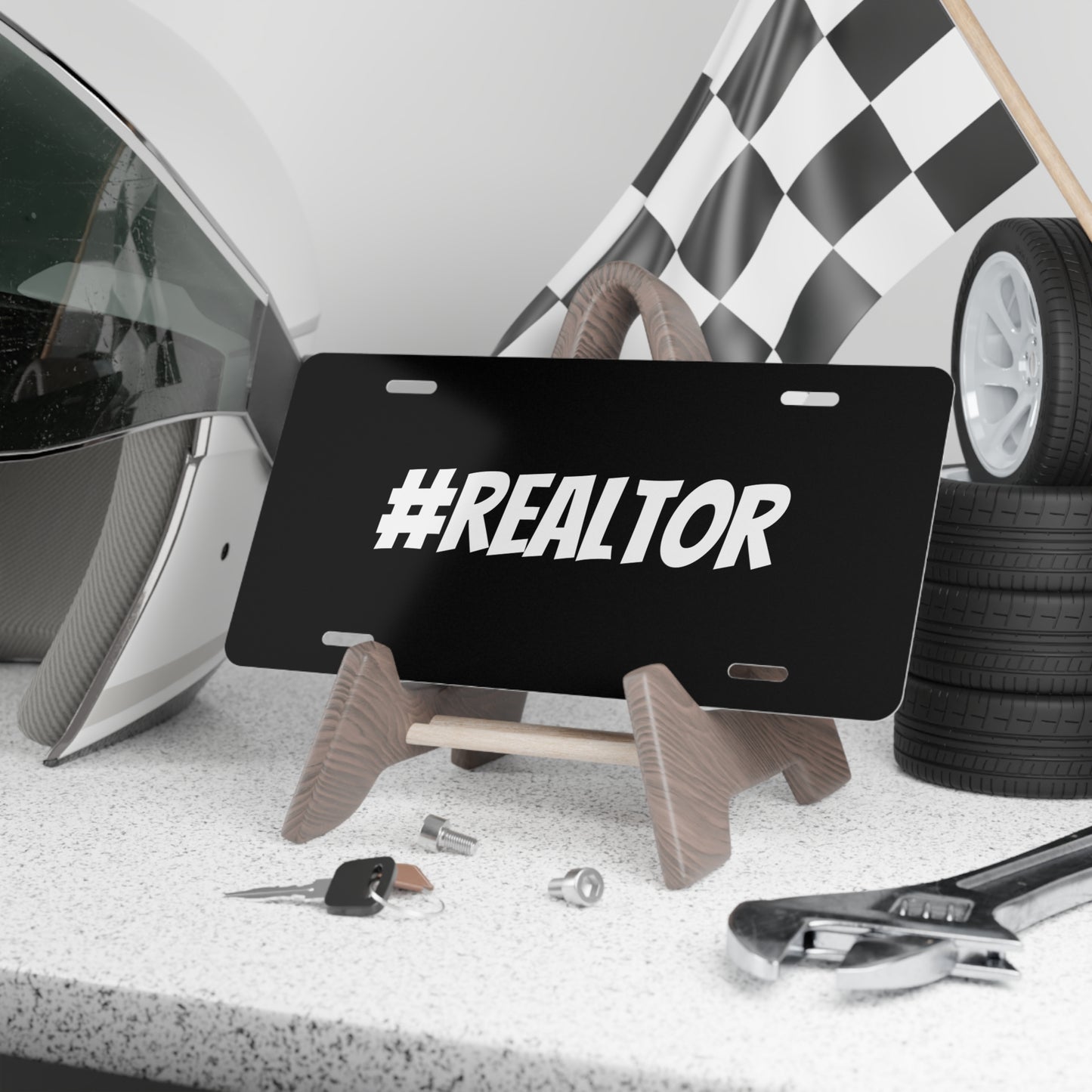 #REALTOR License Plate – Because Even Your Car Closes Deals
