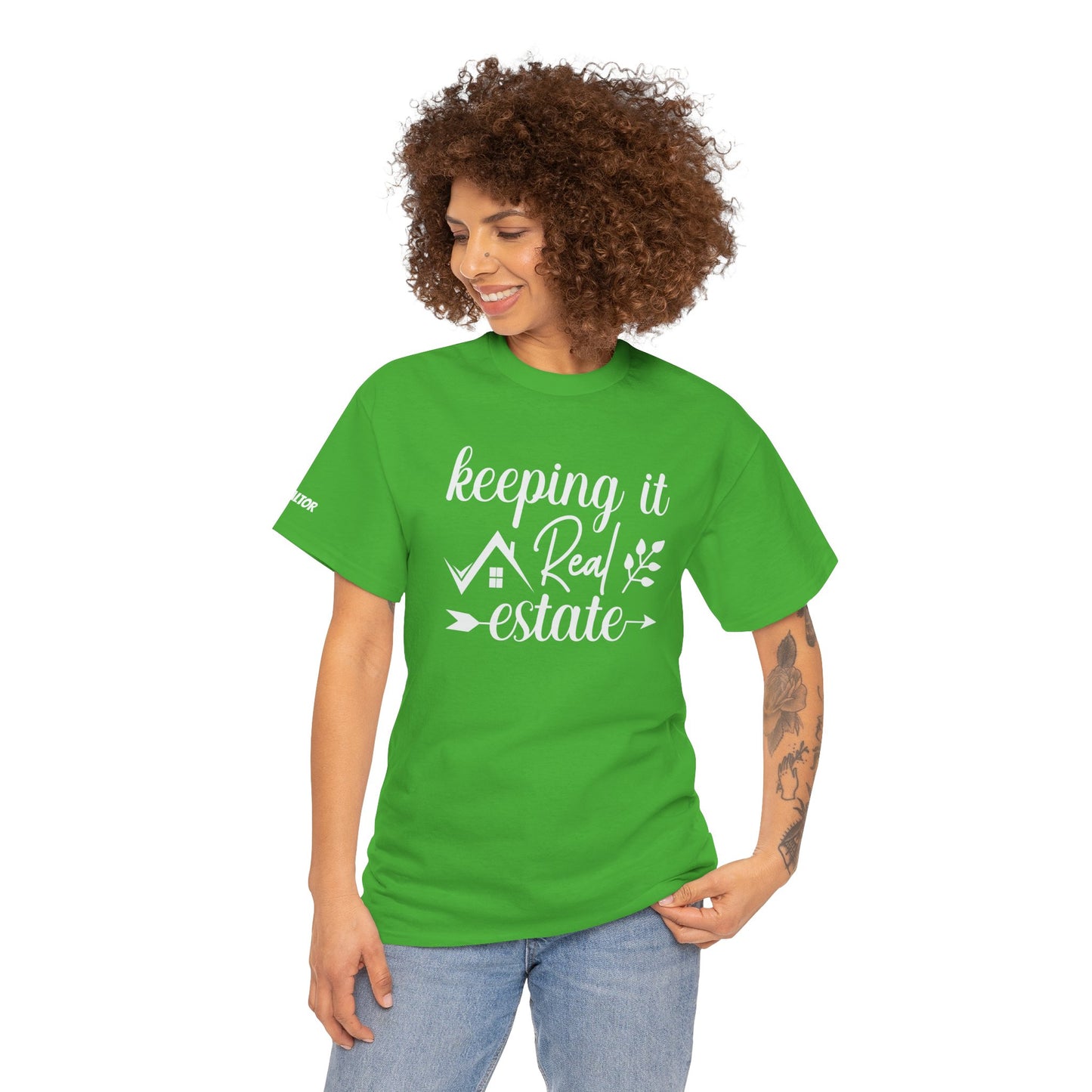 Keeping It Real Estate Unisex Heavy Cotton Tee