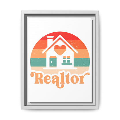 ✨ Realtor Retro Wall Art – Because Selling Homes is a Groovy Kind of Love 🏡✌️😂