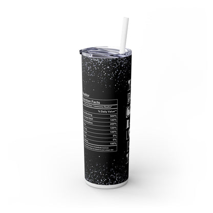 Realtor Nutrition Facts Tumbler – 20 oz Stainless Steel Mug with  Bold Quote