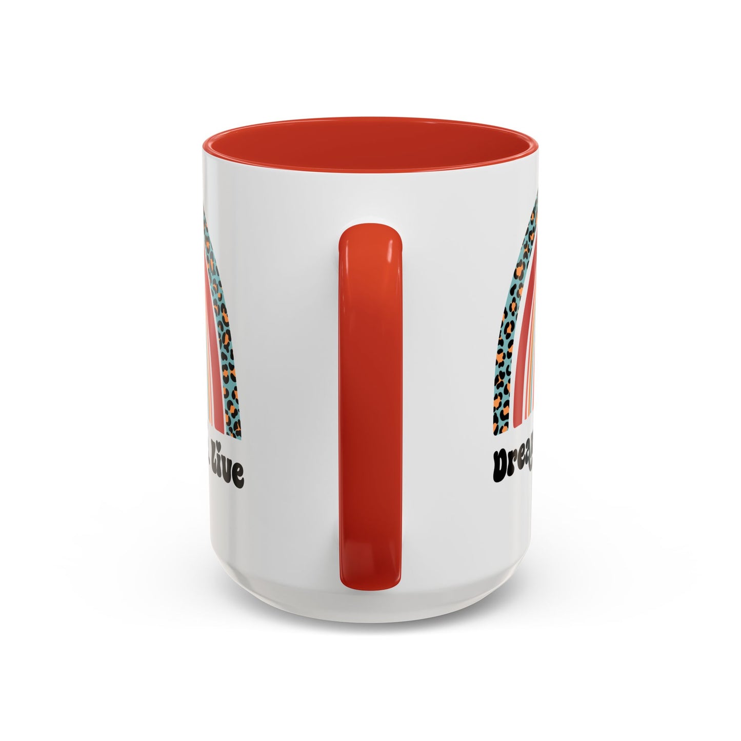 Dream Move Live Realtor Accent Coffee Mug (11, 15oz)
