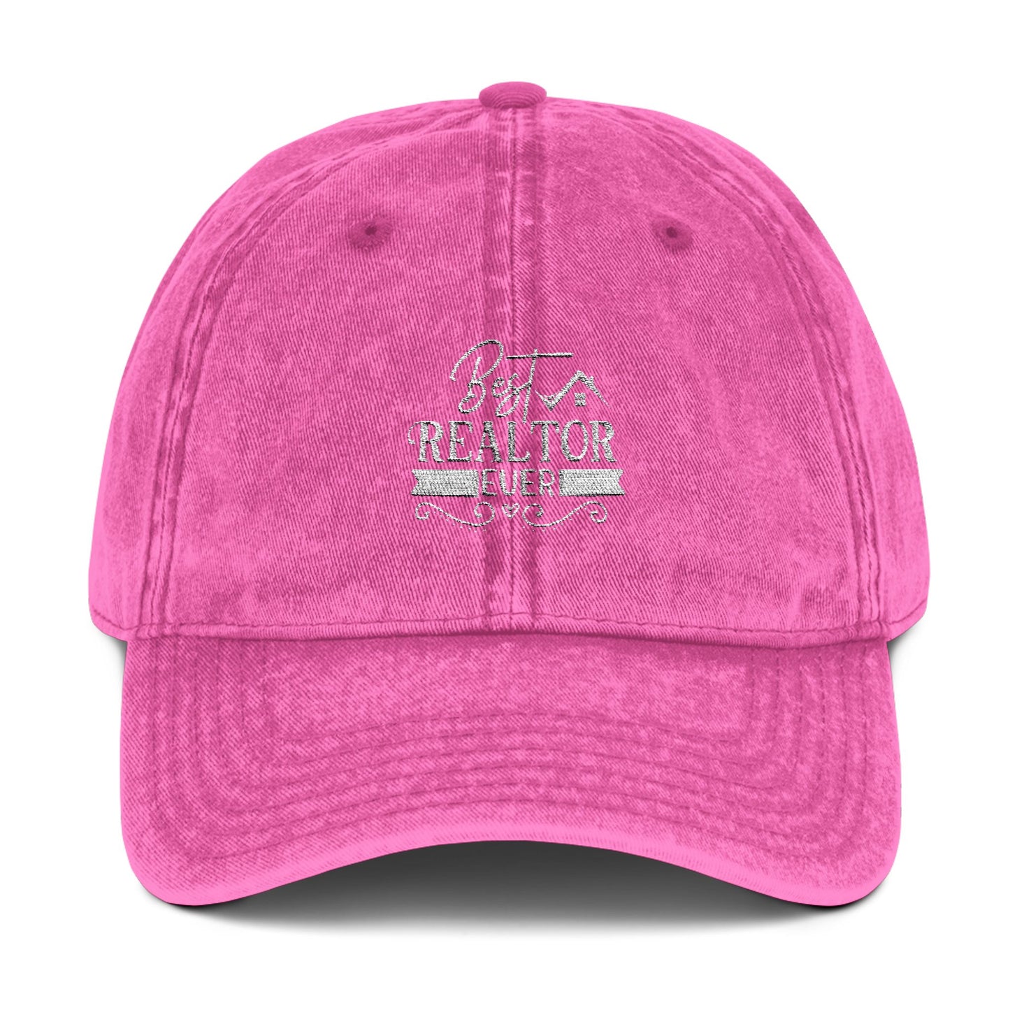 Best Realtor Ever Hat – Embroidered Real Estate Agent Dad Cap