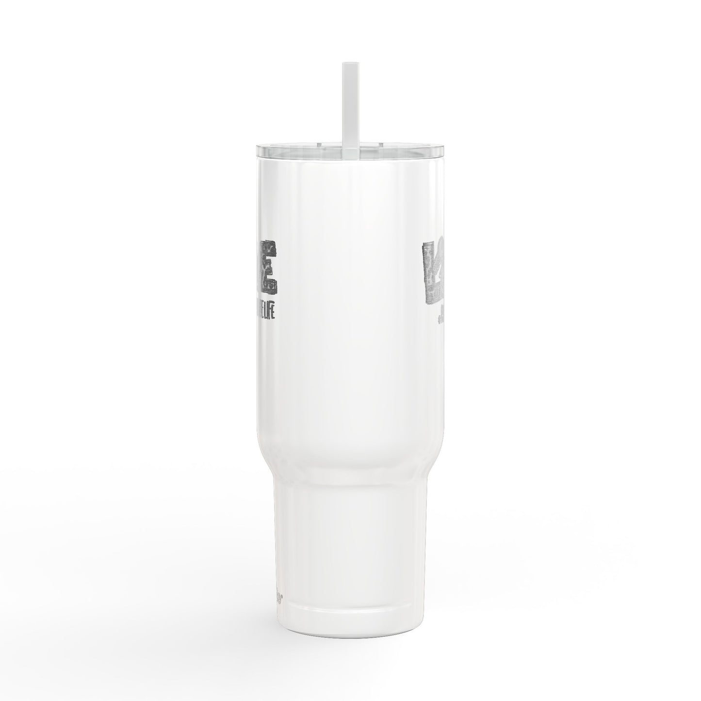 LOVE #RealEstateLife Tumbler – 40 oz White Stainless Steel Mug for Real Estate Agents