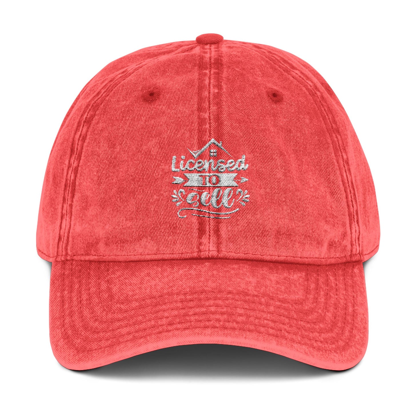 Realtor Hat – Licensed to Sell Embroidered Dad Cap
