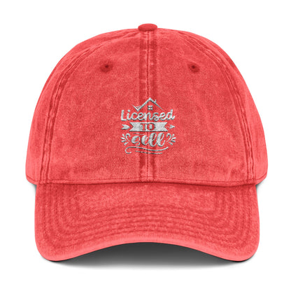 Realtor Hat – Licensed to Sell Embroidered Dad Cap