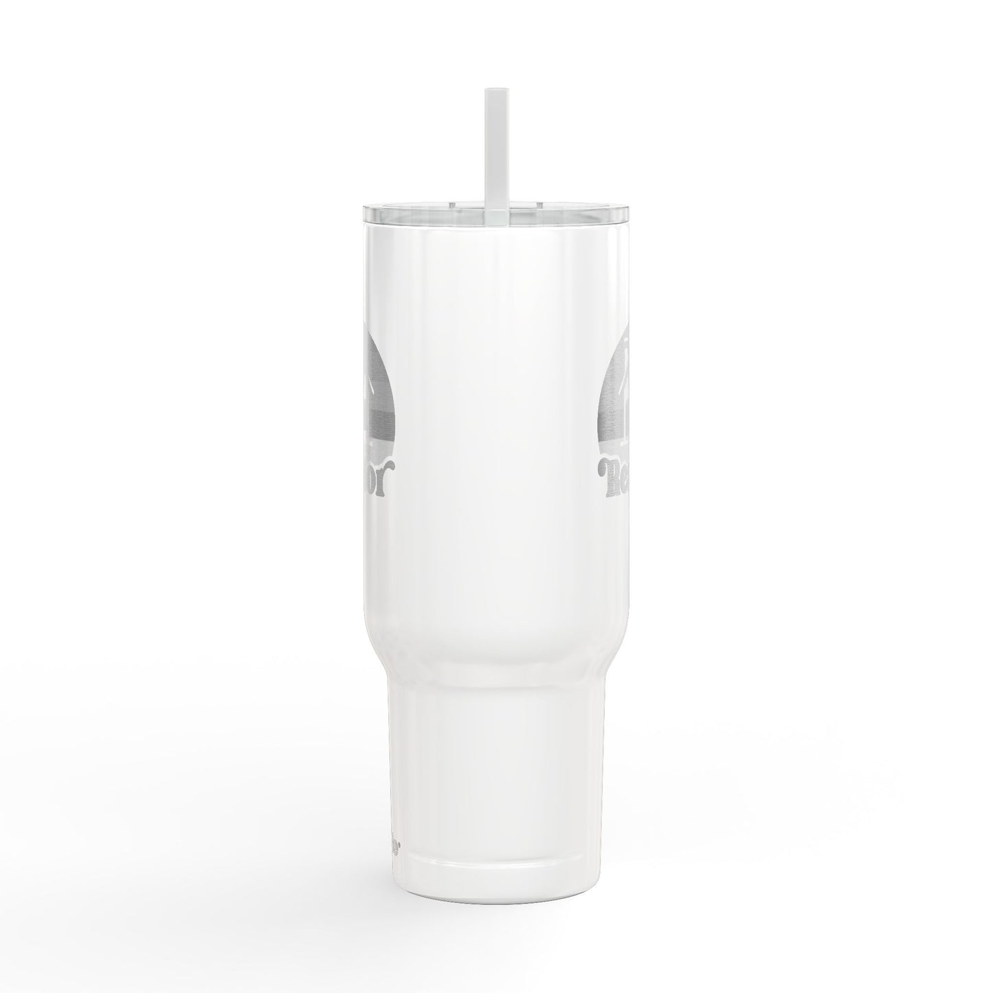 Heart & Home Realtor Tumbler – 40 oz White Stainless Steel Mug for Real Estate Agents