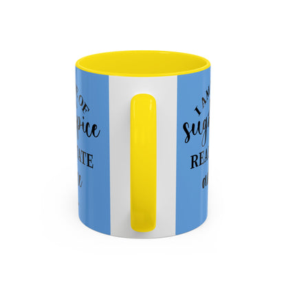 I Am Made Of Sugar & Spice Realtor Accent Coffee Mug (11, 15oz)