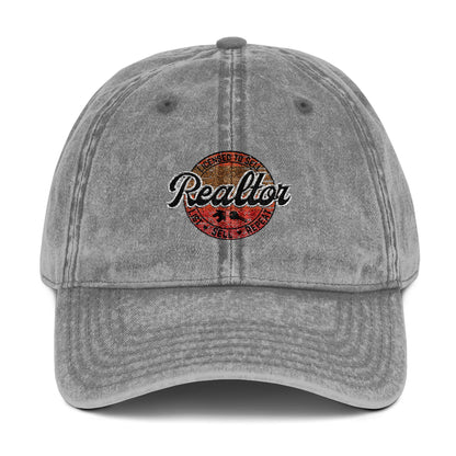 Licensed to Sell Realtor Hat – List, Sell, Repeat in Style