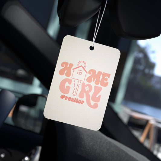 🏠 “Home Girl #Realtor” Air Freshener – For the Queen of Closings 💅