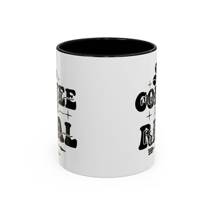 Coffee Mascara And Real Estate Realtor Accent Coffee Mug (11, 15oz)