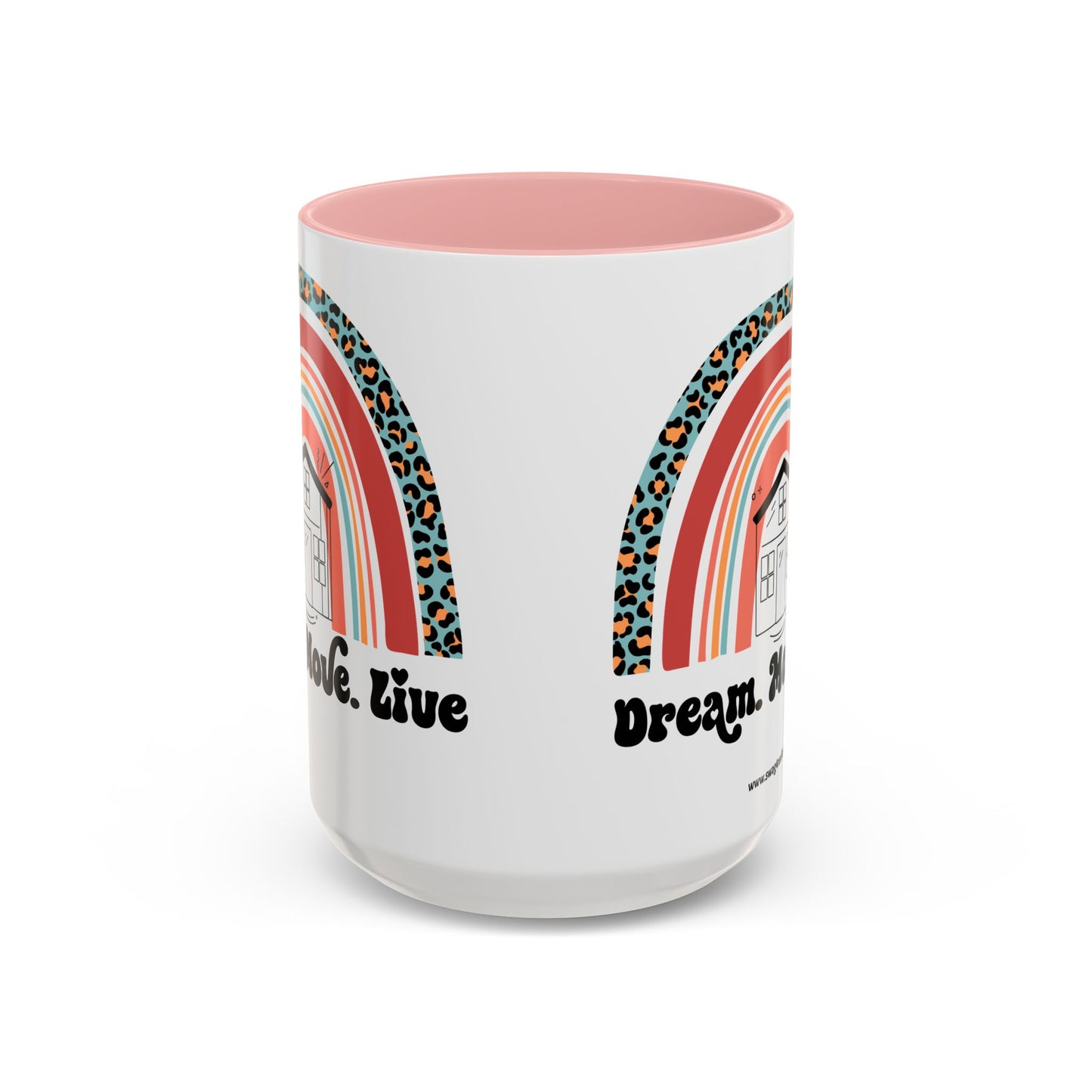 Dream Move Live Realtor Accent Coffee Mug (11, 15oz)