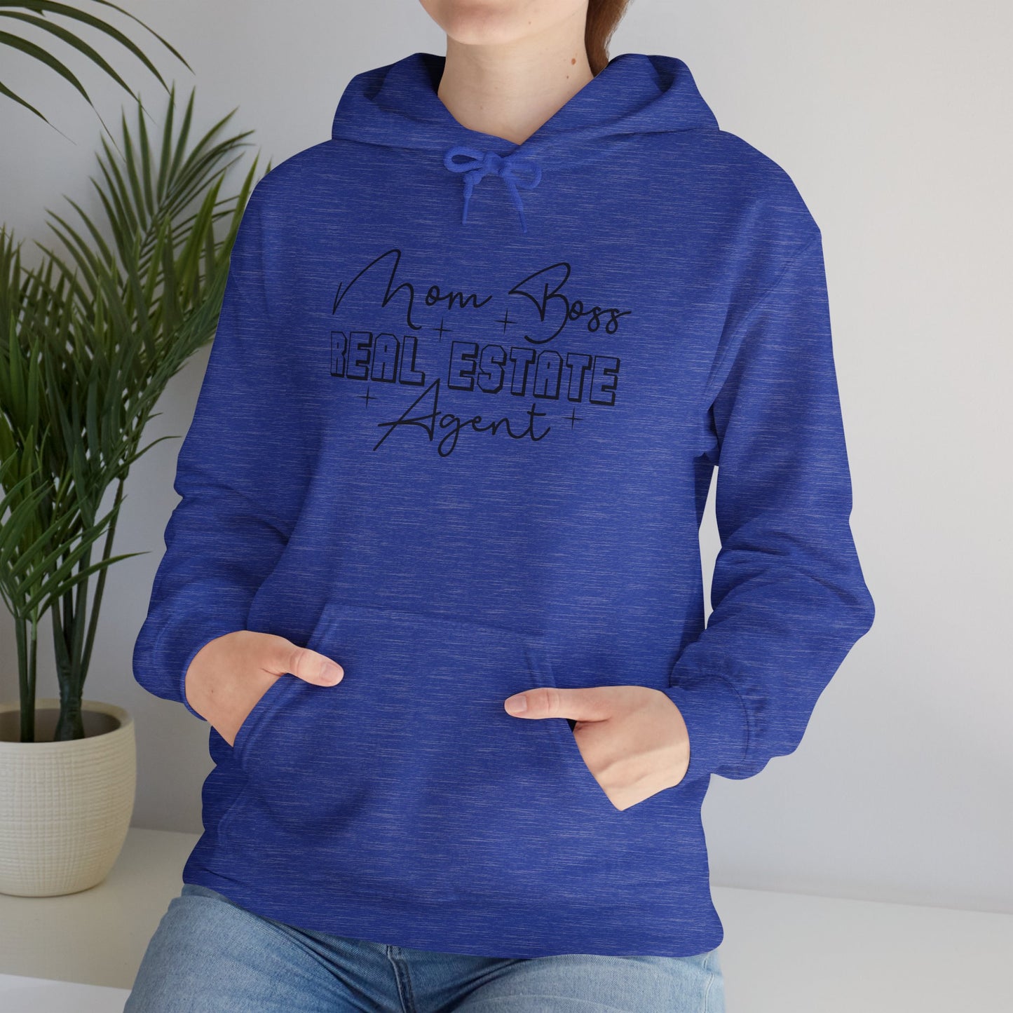 🏡 Mom Boss Real Estate Agent Hoodie – Because Selling Homes & Mom Life Never Stops! 🏡