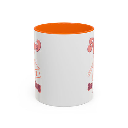 Home Is Calling Realtor Accent Coffee Mug (11, 15oz)