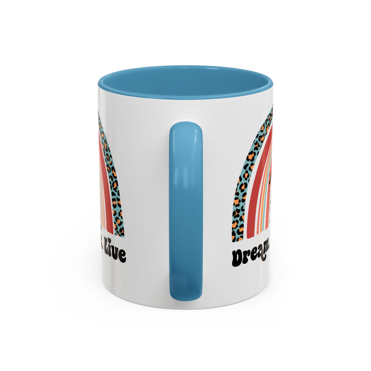 Dream Move Live Realtor Accent Coffee Mug (11, 15oz)