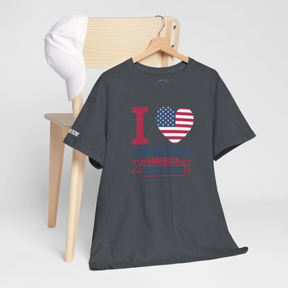 I ❤️ America & Real Estate Tee – Where Freedom Meets the Front Door 🏠