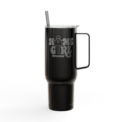 Home Girl #Realtor Tumbler – 40 oz Stainless Steel Mug with House Key Design