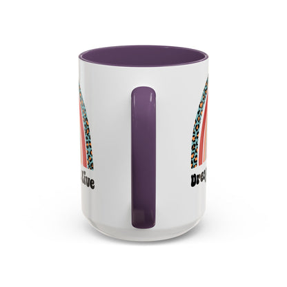 Dream Move Live Realtor Accent Coffee Mug (11, 15oz)