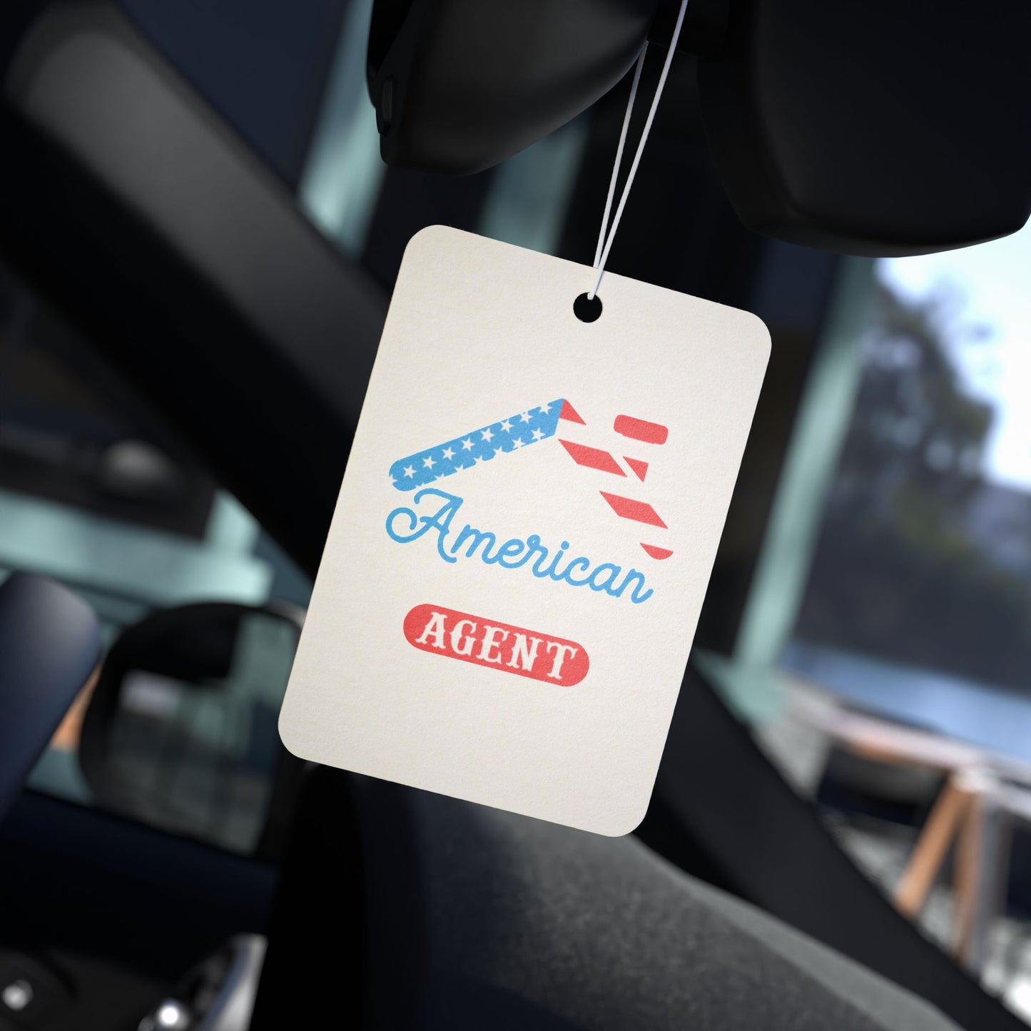 "American Agent" Air Freshener – For Realtors Who Sell Freedom 🏡🎆